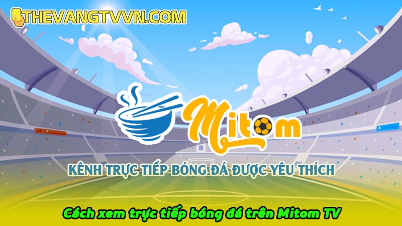 Cách xem trực tiếp bóng đá trên Mitom TV