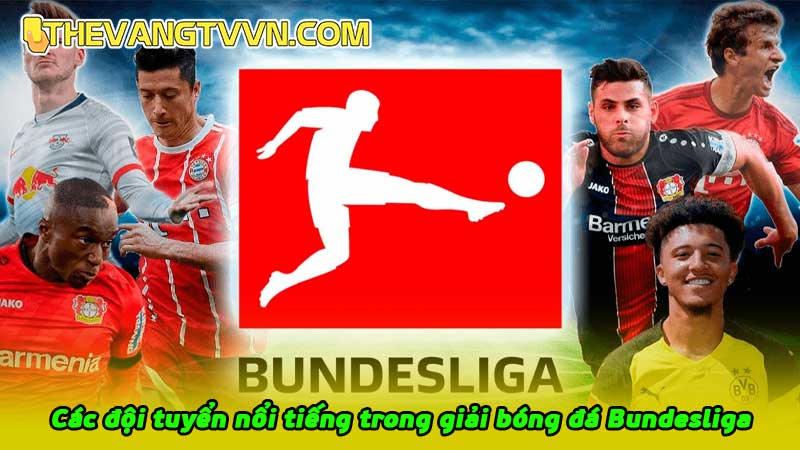 Các đội tuyển nổi tiếng trong giải bóng đá Bundesliga